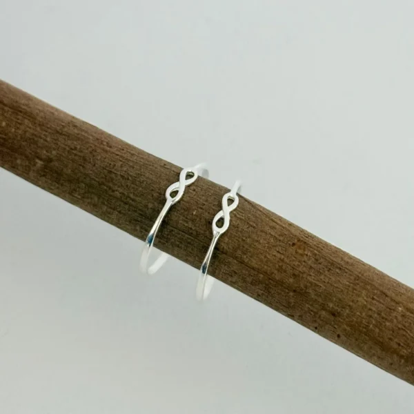 ANEL MINI INFINITO - PRATA 925