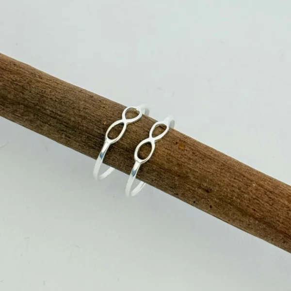 ANEL INFINITO - PRATA 925 - 15