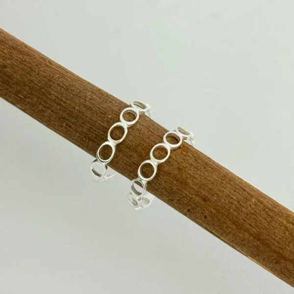 ANEL CÍRCULOS - PRATA 925 - 15