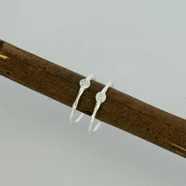 ANEL CHUVEIRINHO - PRATA 925