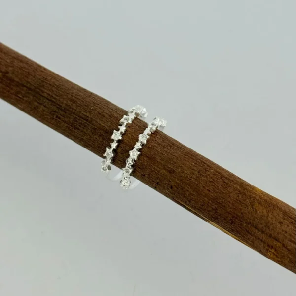 ANEL ESTRELAS - PRATA 925 - 16