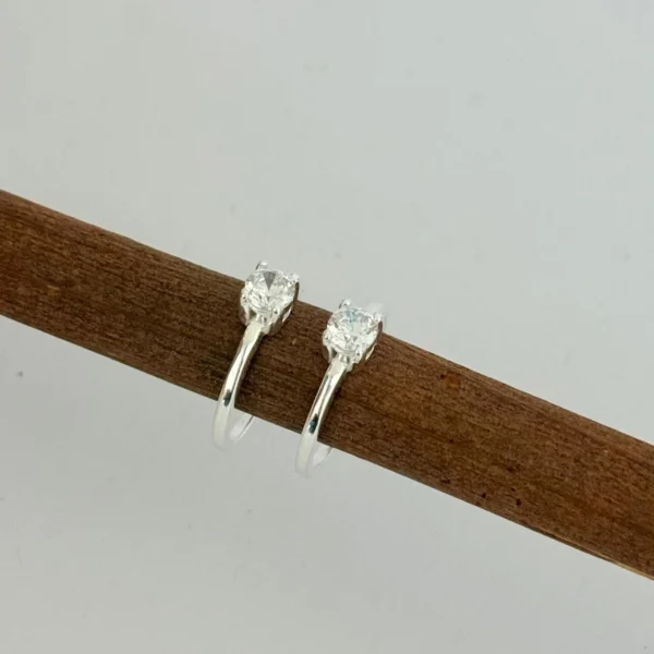 ANEL SOLITÁRIO - PRATA 925