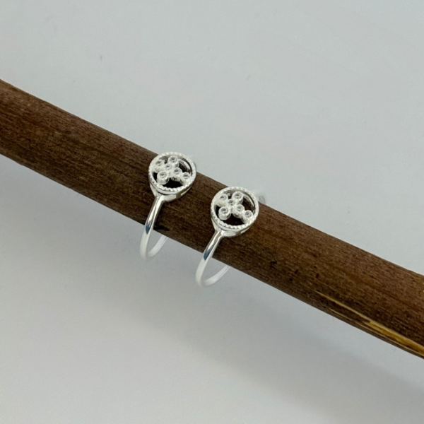 ANEL CRUCIFIXO CRAVEJADO - PRATA 925