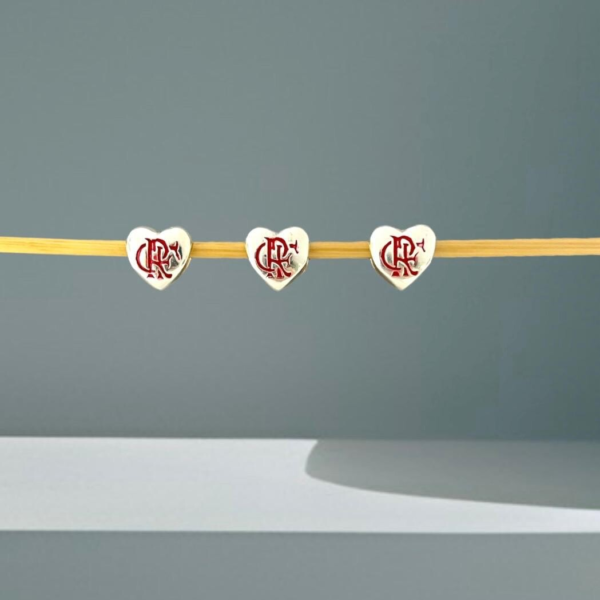 BERLOQUE CORAÇÃO / FLAMENGO - PRATA 925