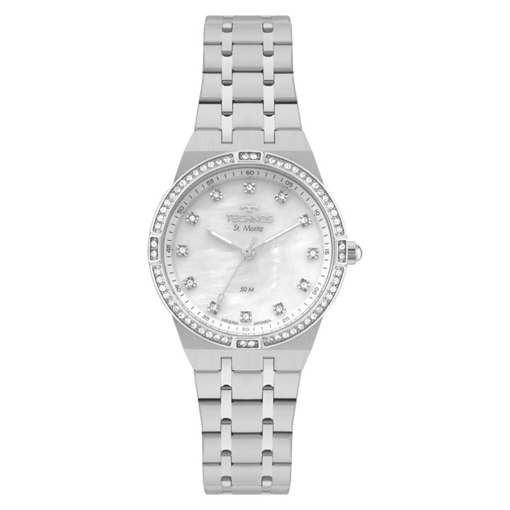 Relógio Technos Feminino St.moritz Prata