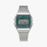 A158WEM-3DF-SC 2 Relógio Casio Vintage Digital Prata Unissex