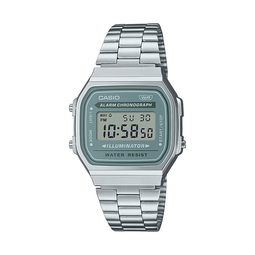 Relógio Casio Vintage Digital Prata Unissex