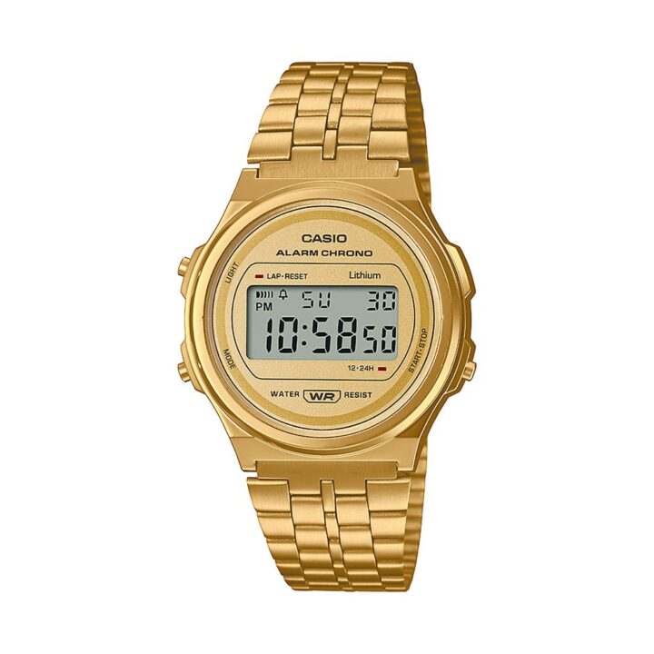 Relógio Casio Vintage Digital Dourado Unissex