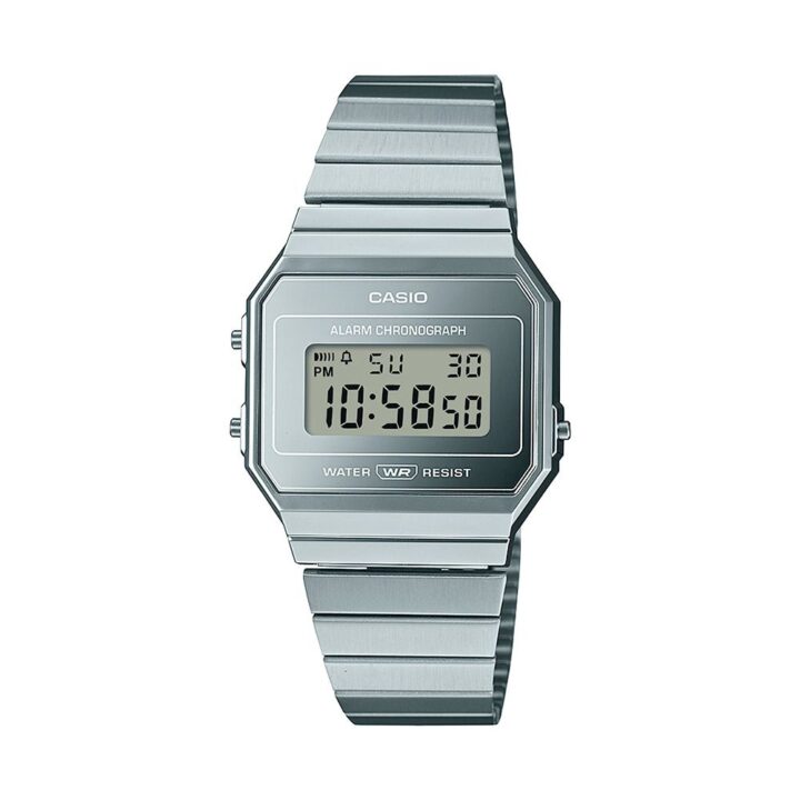 Relógio Casio Vintage Digital Prata Unissex