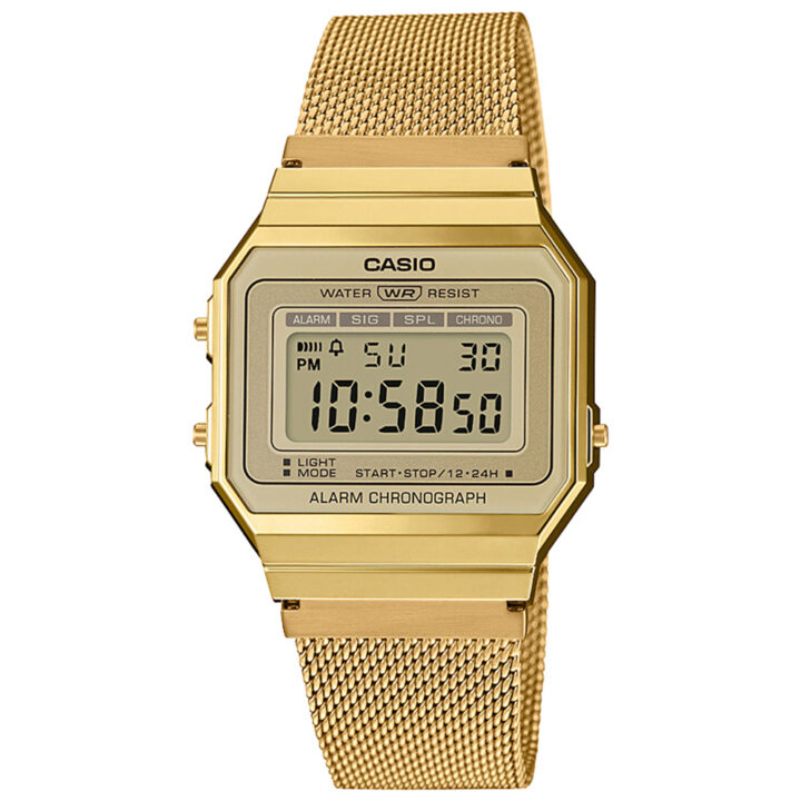 Relógio Casio Vintage Digital Dourado Unissex