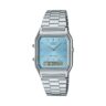 AQ-230A-2A1MQY Relógio Casio Vintage Analógico e Digital Prata Unissex