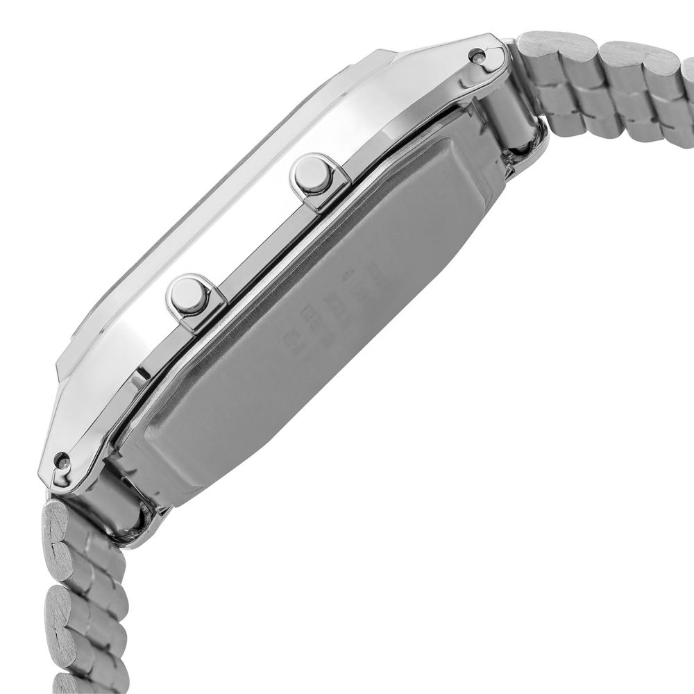 AQ-230A-7B_3 Relógio Casio Vintage Analógico e Digital Prata Unissex