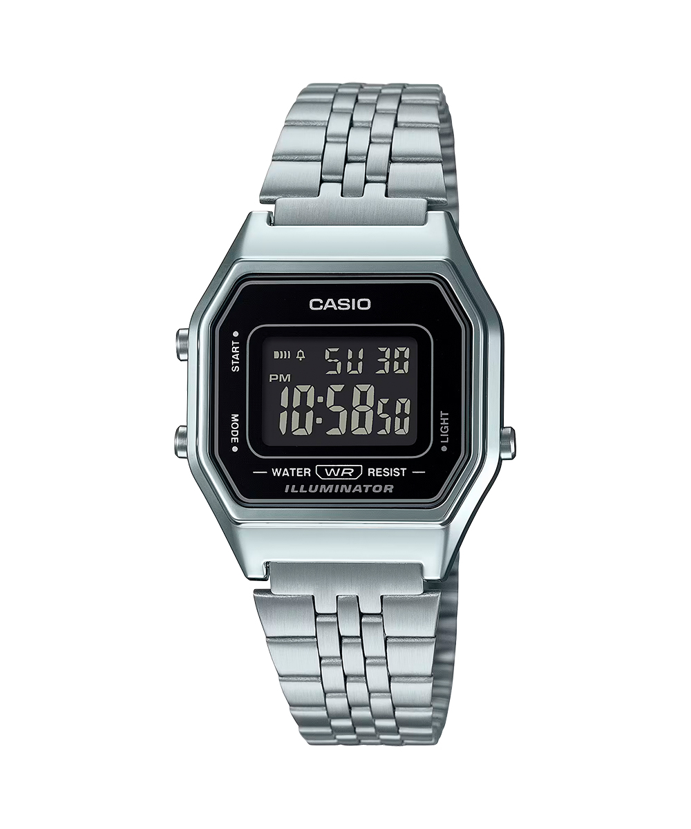 Relógio Casio Vintage Digital Prata Unissex
