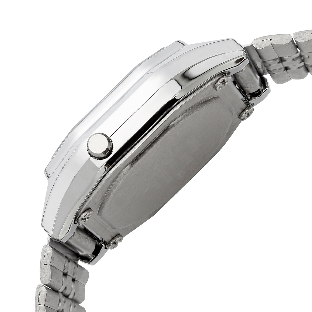 LA680WA-1_03 Relógio Casio Vintage Digital Prata Unissex