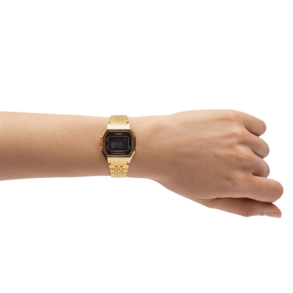 LA680WGA-1B_4 Relógio Casio Vintage Digital Unissex