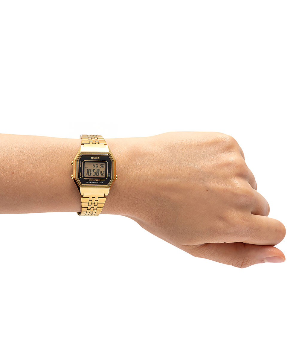 Relógio Casio Vintage Digital Dourado Unissex