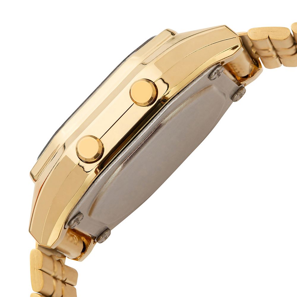 LA680WGA-9_3 Relógio Casio Vintage Digital Dourado Unissex