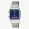 Relógio Casio Vintage Analógico e Digital Prata Unissex