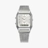 Relógio Casio Vintage Analógico e Digital Prata Unissex