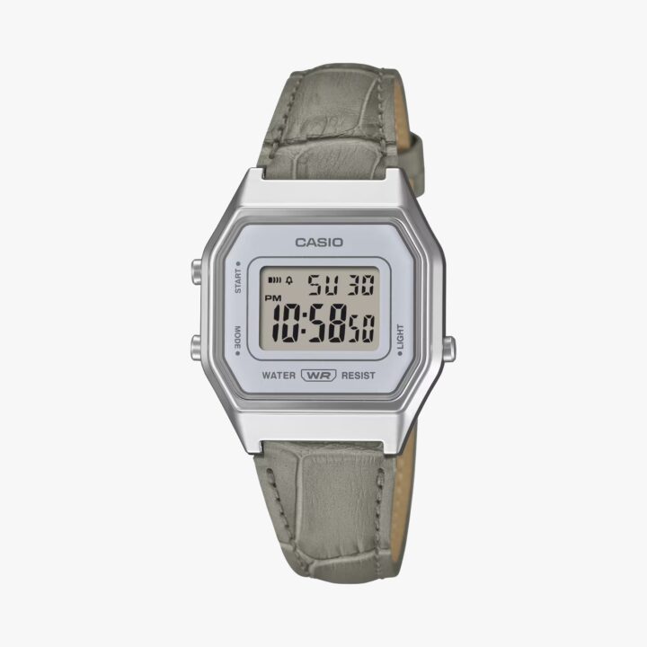 Relógio Casio Vintage Digital Prata Feminino
