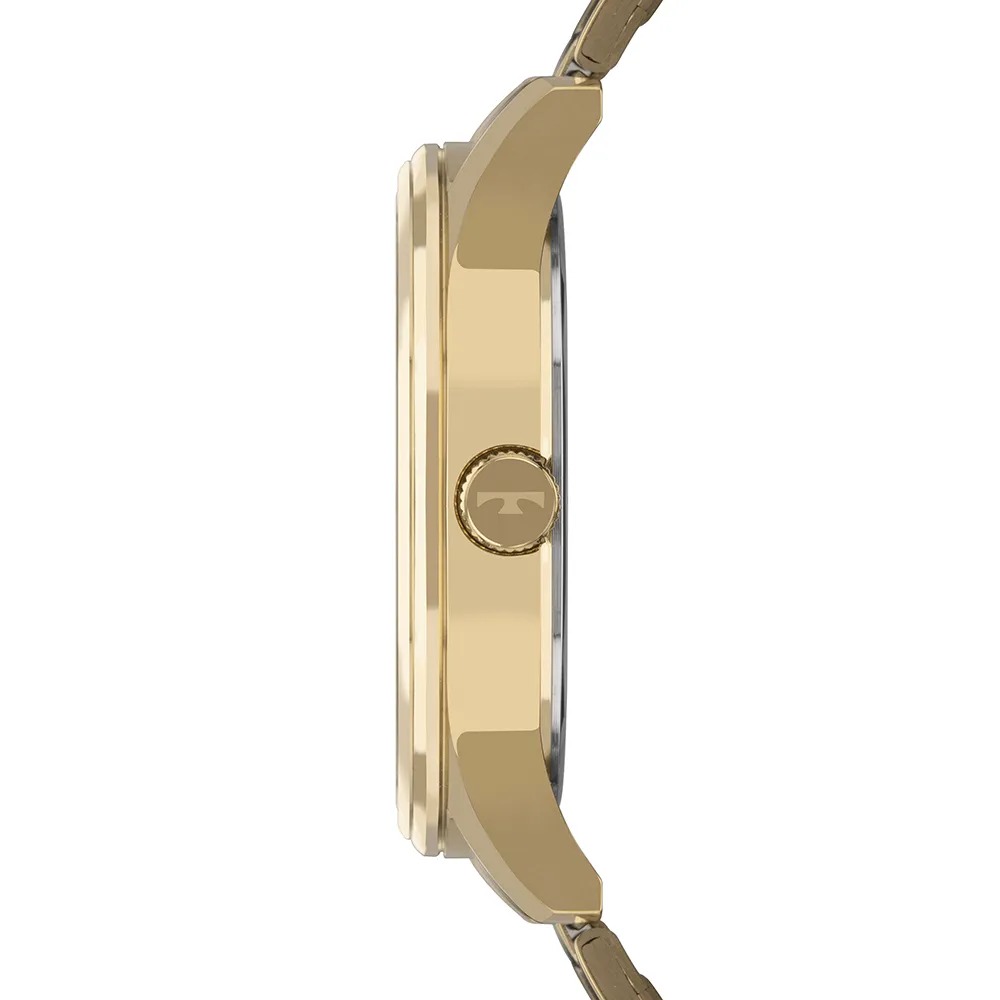 Relógio Technos Masculino Steel Dourado