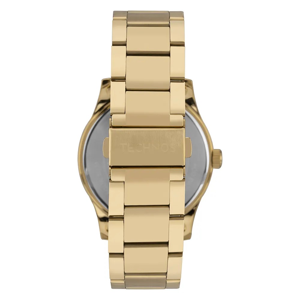 Relógio Technos Masculino Steel Dourado