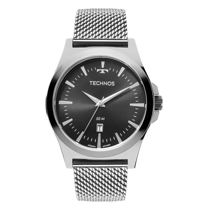 2115LALS/OP Relógio Technos Masculino Steel Prata