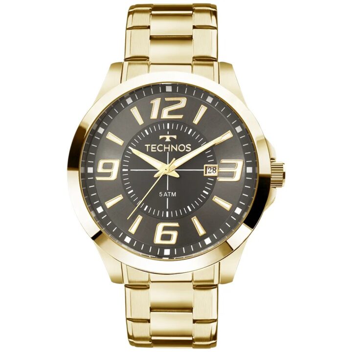 2115LAAS/4C Relógio Technos Masculino Racer Dourado
