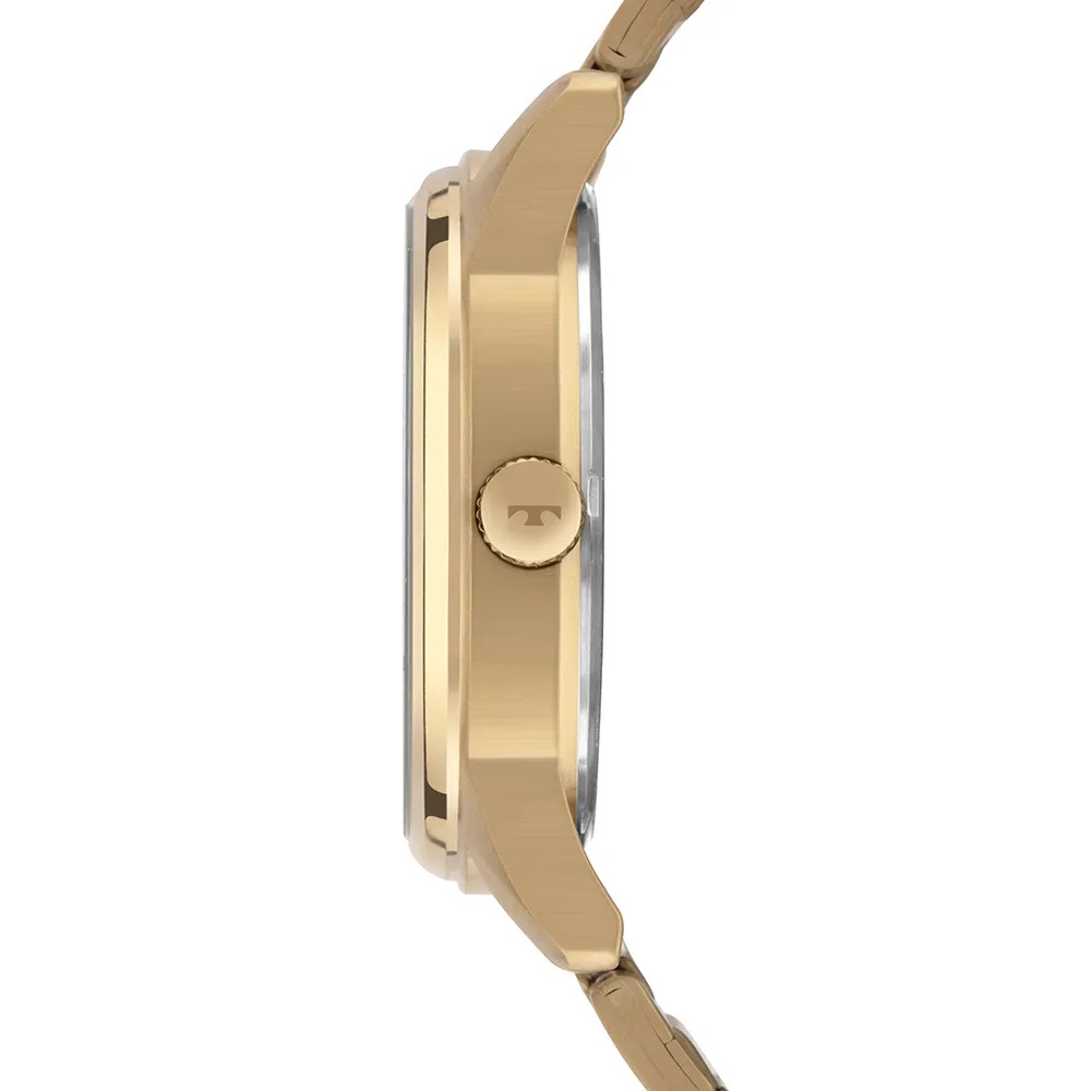 Relógio Technos Masculino Steel Dourado