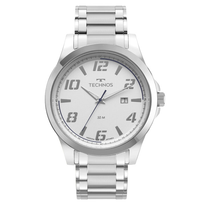 2115UAG/1K Relógio Technos Masculino Prata