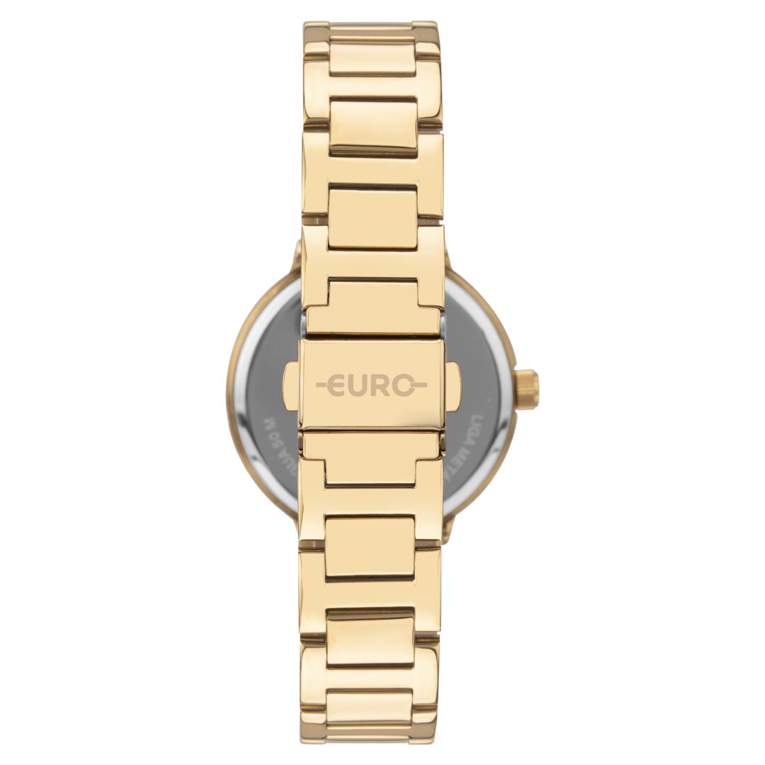EU2035YYK4D_3 Relógio Euro Feminino Brilho Dourado