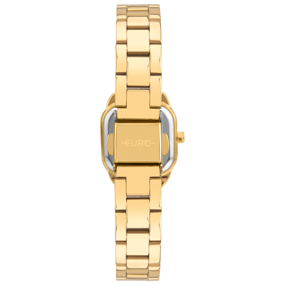 Relógio Euro Feminino Mini Dourado