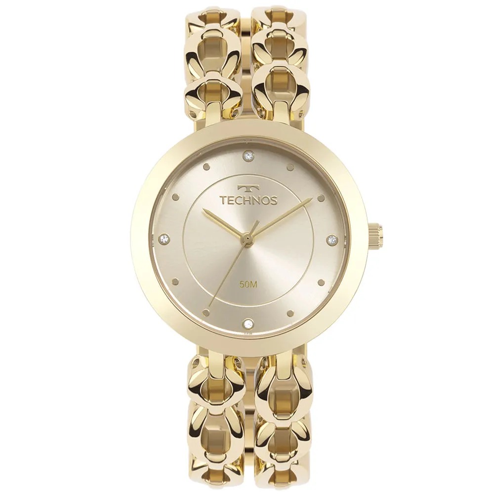 Relógio Technos Feminino Elos Dourado