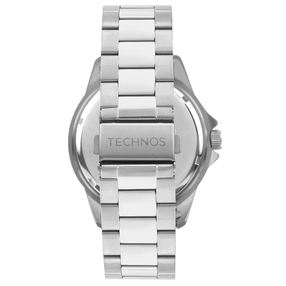 6P29AMO/1A Relógio Technos Masculino Racer Premium Prata