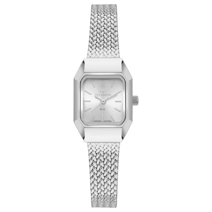 5Y30XU/1K Relógio Technos Feminino Mini Prata