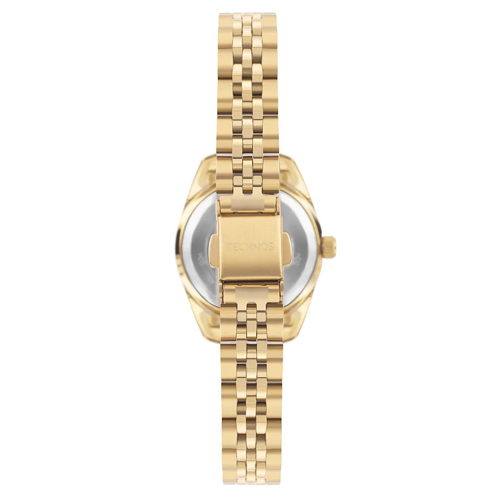 VX3JAF/1X Relógio Technos Feminino Riviera Dourado