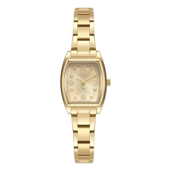 2035MXP/1D Relógio Technos Feminino Mini Dourado