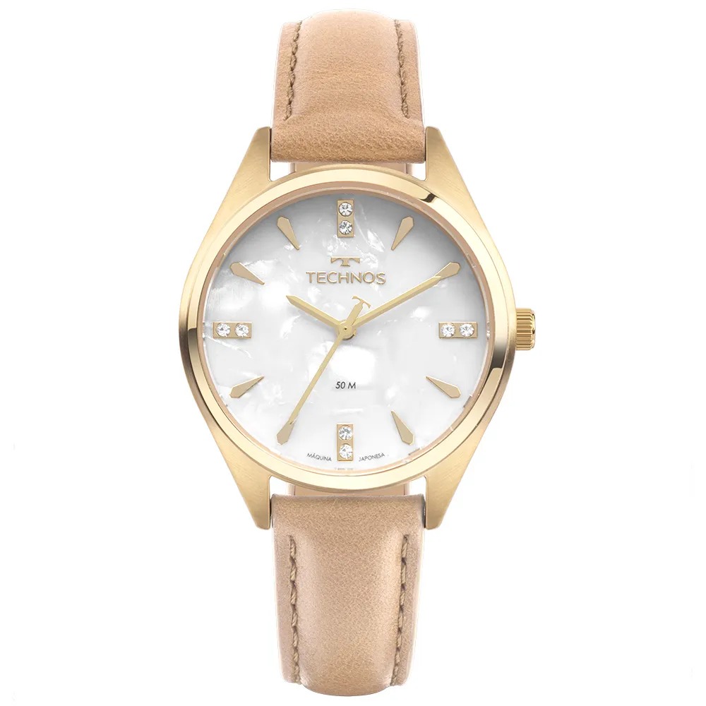 2036MSB/0B Relógio Technos Feminino Boutique Dourado