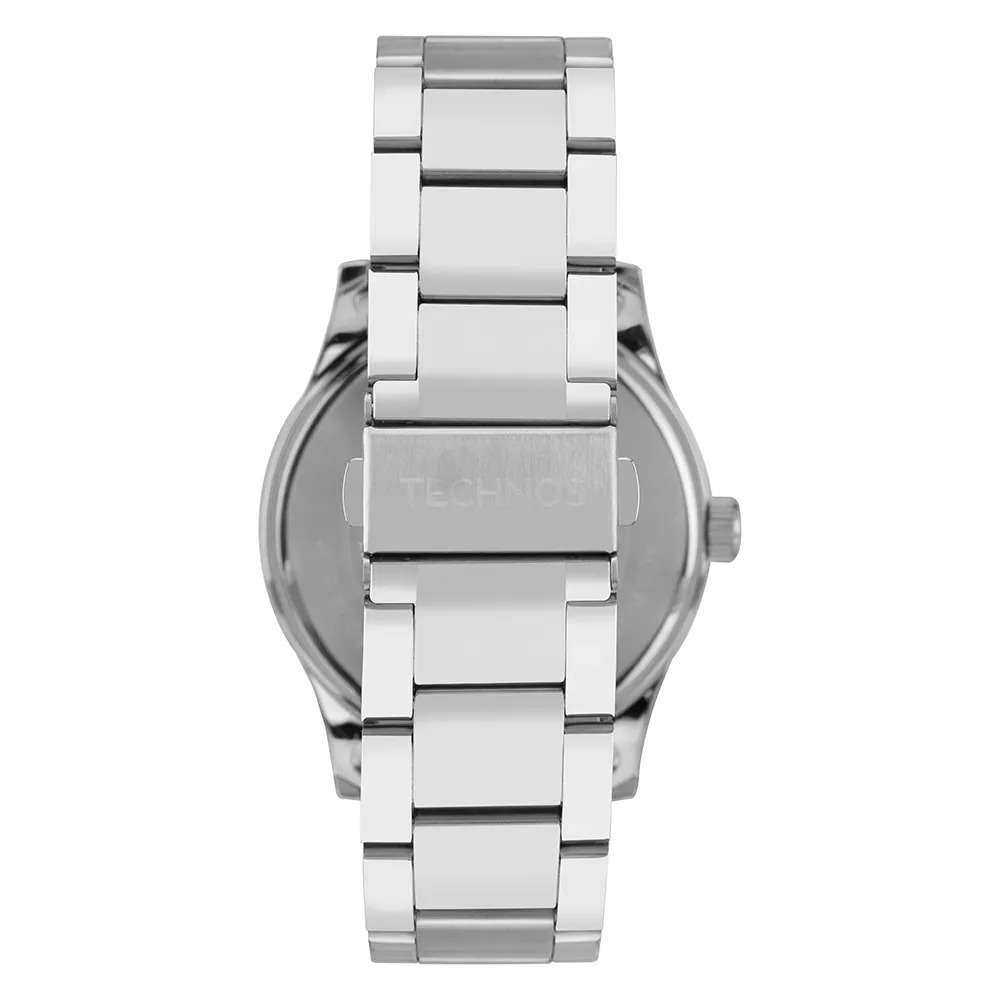 2115UCH/1A Relógio Technos Masculino Steel Prata
