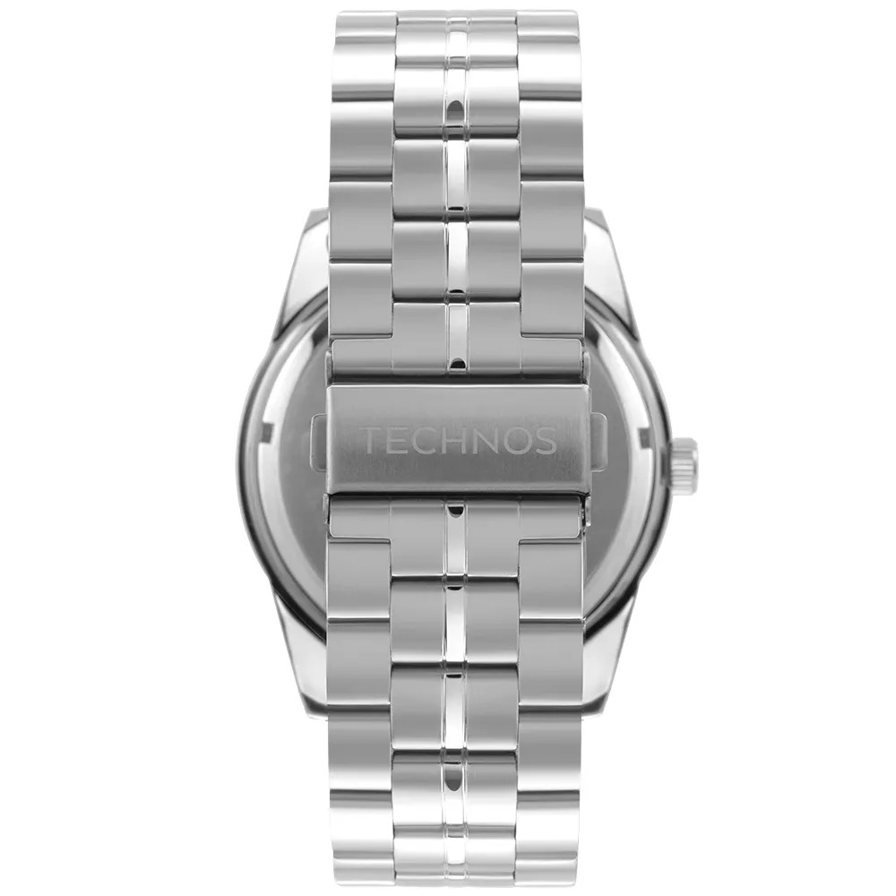 2115MXL/1K Relógio Technos Masculino Racer Prata