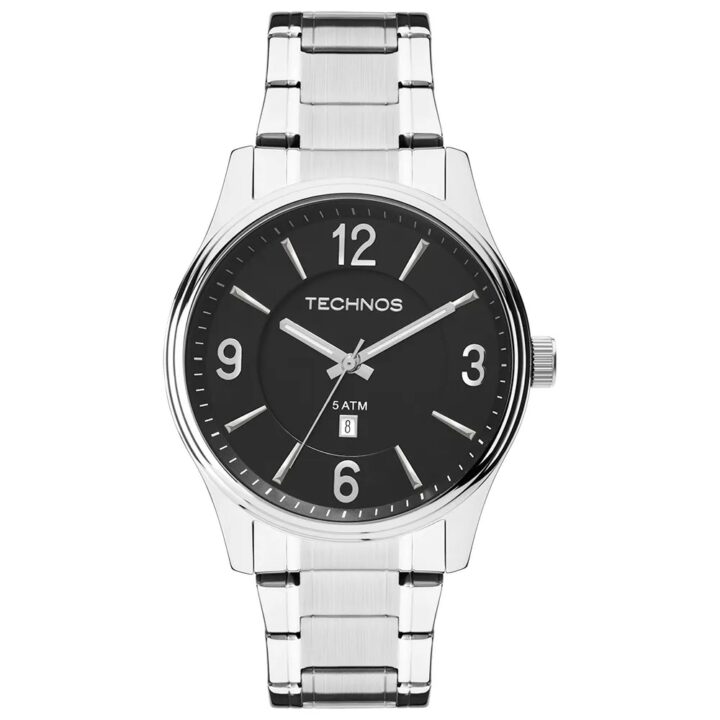 2015BZBS/1P Relógio Technos Masculino Steel Prata