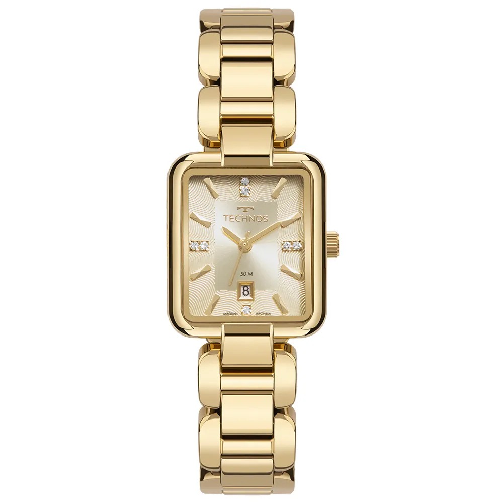 Relógio Technos Feminino Elos Dourado