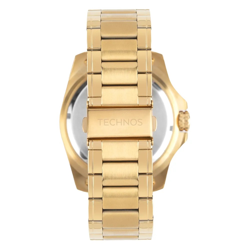 2117LFU/1P Relógio Technos Masculino Racer Premium Dourado