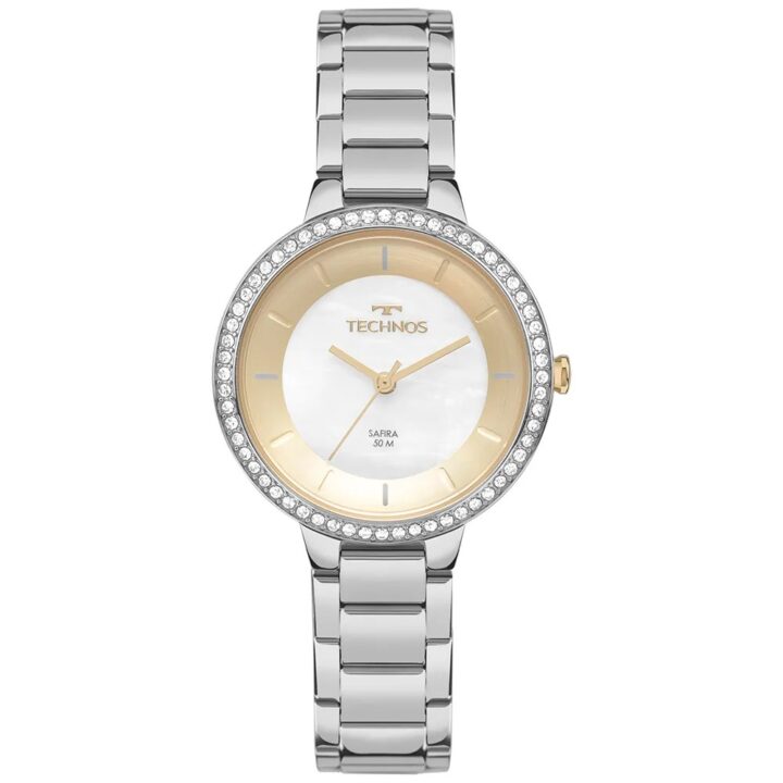 VJ21AD/1D Relógio Technos Feminino Slim Prata