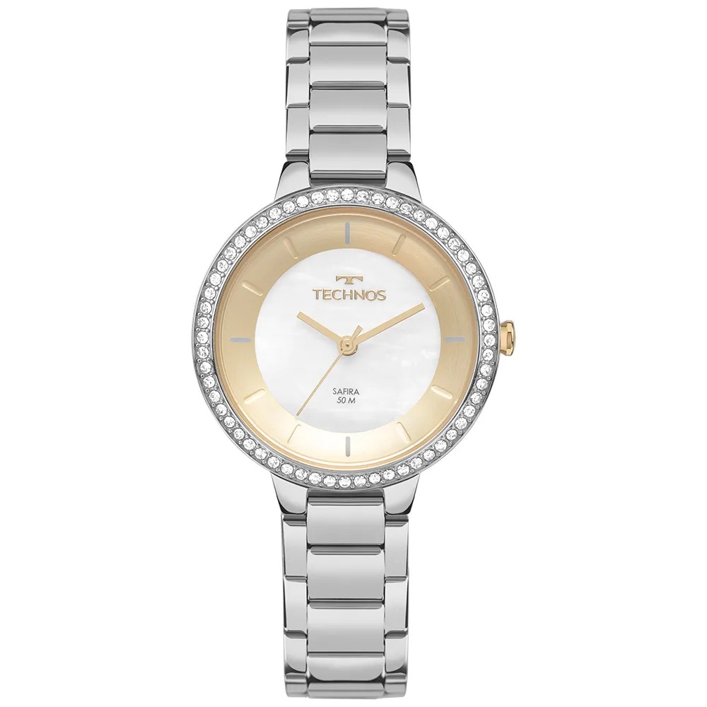 VJ21AD/1D Relógio Technos Feminino Slim Prata