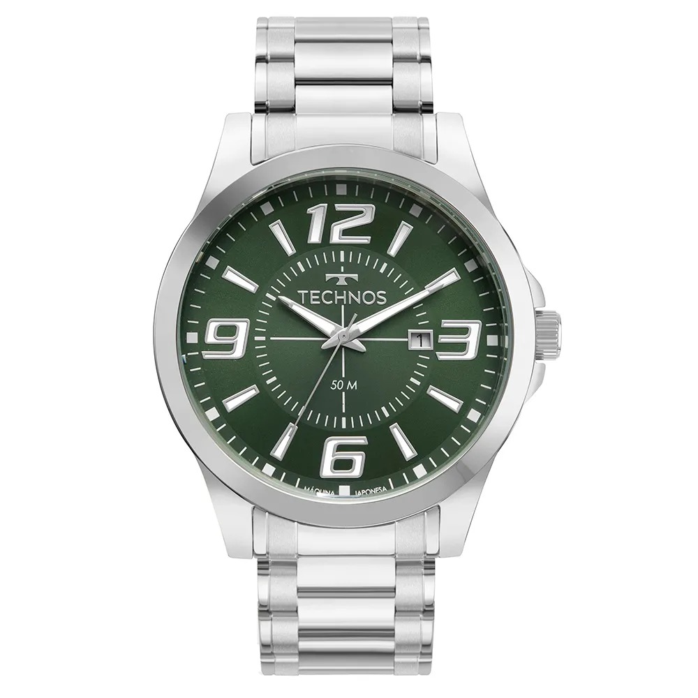 Relógio Technos Masculino Racer Prata