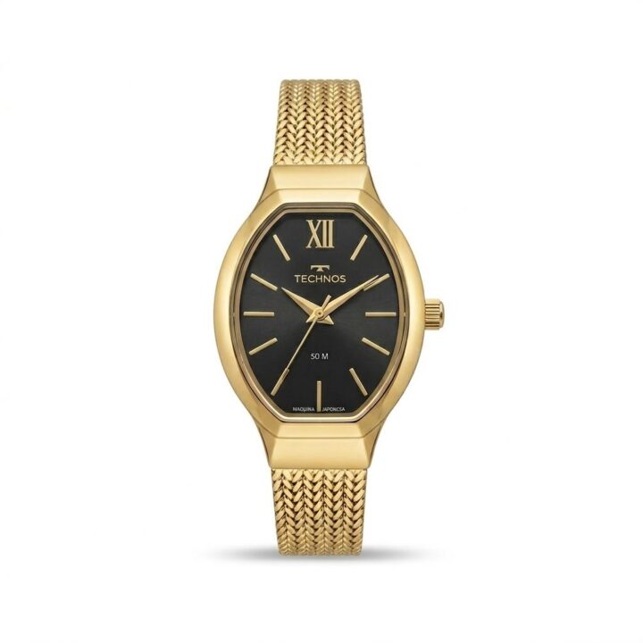 2035NCT/1P Relógio Technos Feminino Style Dourado