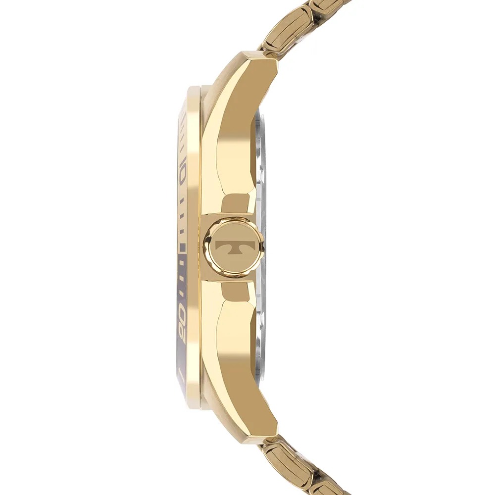2117LFO/1P Relógio Technos Masculino Racer Premium Dourado