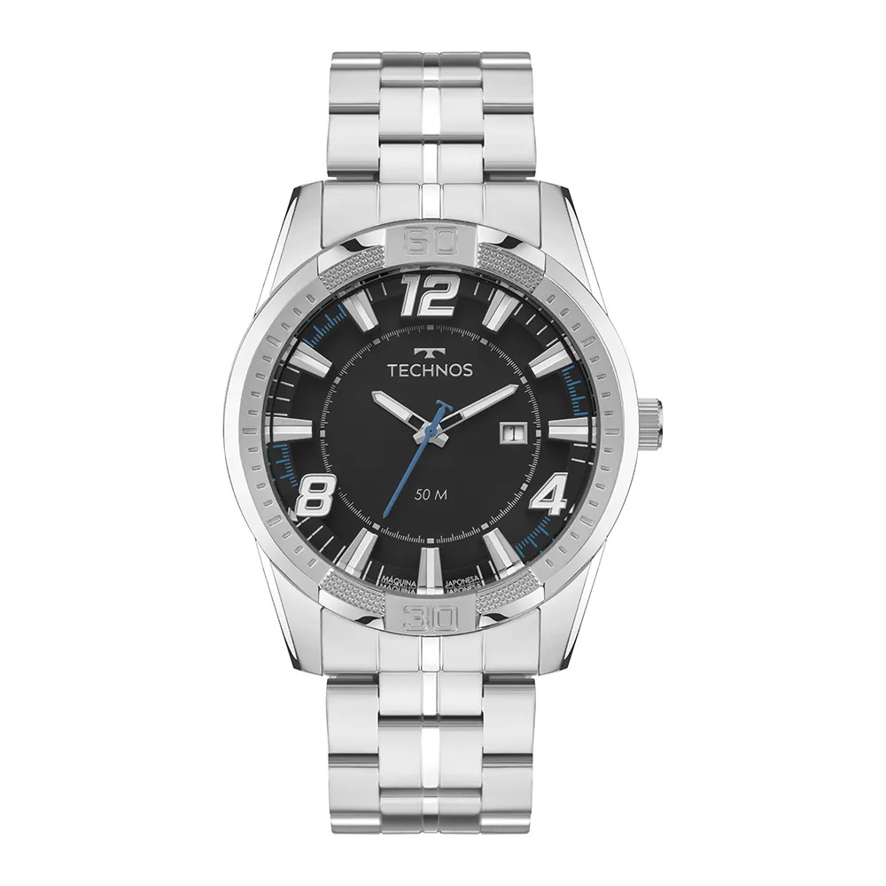 Relógio Technos Masculino Racer Premium Prata