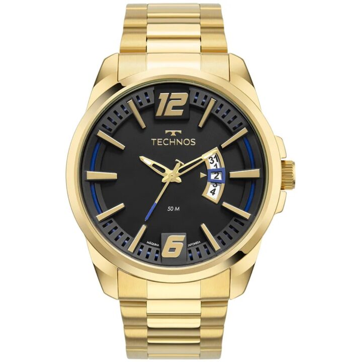 Relógio Technos Masculino Racer Dourado
